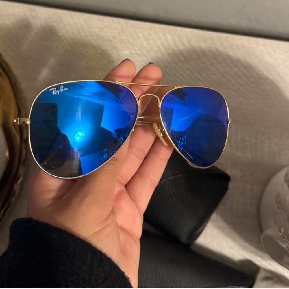 Rayban Aviator Gradient Blue Flash - Picture 3 of 3